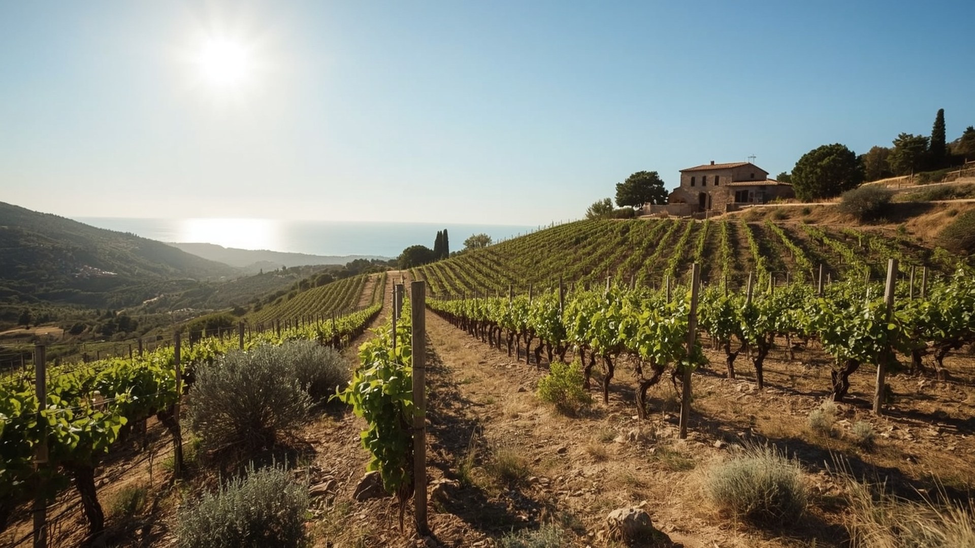 Weinbaugebiet Languedoc-Roussillon